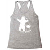bear grills bbq funny Racerback Tank