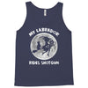 halloween my labrador rides shotgun Tank Top