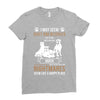 don't mess with my boxer Ladies Fitted T-Shirt