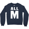 All M Crewneck Sweatshirt