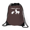 i don't give a rat's ass halloween jackass costume bucks stags Drawstring Bags