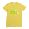 keepin' it reel Ladies Fitted T-Shirt