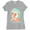 polar bear Ladies Fitted T-Shirt