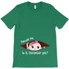 December Peeking Out Baby Girl T-Shirt