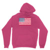 t-rex vintage american flag Unisex Hoodie