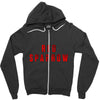 Red Sparrow Zipper Hoodie