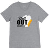 Butt Out Lung Cancer Awareness V-Neck Tee