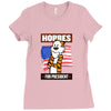 calvin hobbes Ladies Fitted T-Shirt