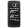 i dont give a shit about the environment politics the homeless Samsung Galaxy S7 Edge