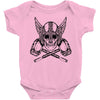 vikings head Baby Bodysuit