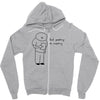 bad poetry Zipper Hoodie