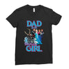 dad of the birthday girl Ladies Fitted T-Shirt