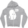 halloween boo Zipper Hoodie