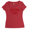 friends don't lie 1 Women's Triblend Scoop T-shirt