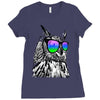 cool owl Ladies Fitted T-Shirt