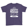 Queens Are Born In March Youth Tee