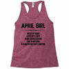 April Girl Hated By Many Racerback Tank