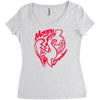money over emotion Women's Triblend Scoop T-shirt
