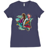 peacock Ladies Fitted T-Shirt