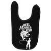 reel moms fish Baby Bibs