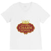 charm school V-Neck Tee