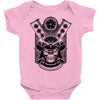 samurai skull Baby Onesie