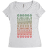 ugly christmas Women's Triblend Scoop T-shirt