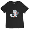 fish color V-Neck Tee