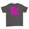 run harder gym workout Youth Tee