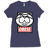 obese (collab with jay hai) Ladies Fitted T-Shirt