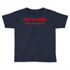 meat is murder Toddler T-shirt