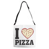 i Love Pizza Adjustable Strap Totes