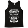 Super Cool Father Of A Freaking Awesome Son Tank Top