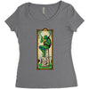 here lies shredder Women's Triblend Scoop T-shirt