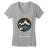 I Hate People Camping Lovers Women's V-Neck T-Shirt