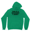 This is a Designer T-Shirt Unisex Hoodie