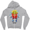 saiyan fries Zipper Hoodie