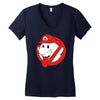 mario ghost Women's V-Neck T-Shirt