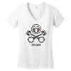 pistonheads phlm16 smiley Women's V-Neck T-Shirt