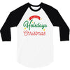 we wish you happy holidays &amp; merry christmas 3/4 Sleeve Shirt