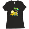 summer beach Ladies Fitted T-Shirt