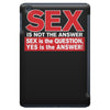 funny rude sex is not the answer, ideal birthday gift or present iPad Mini Case