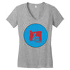 please blu Women's V-Neck T-Shirt