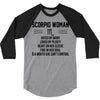 Scorpio Woman 3/4 Sleeve Shirt