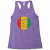 rasta lion head reggae dub step music dance Racerback Tank
