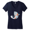 fish color Women's V-Neck T-Shirt