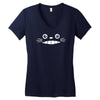 smiling face Women's V-Neck T-Shirt