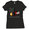 make your own luck Ladies Fitted T-Shirt