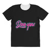 love you baby All Over Women's T-shirt