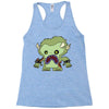 zombie monster Racerback Tank